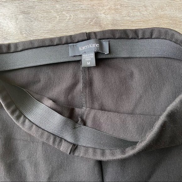 Karen Kane Glitter Side Stripes Elastic Waist Stretchy Pants - Picture 7 of 13